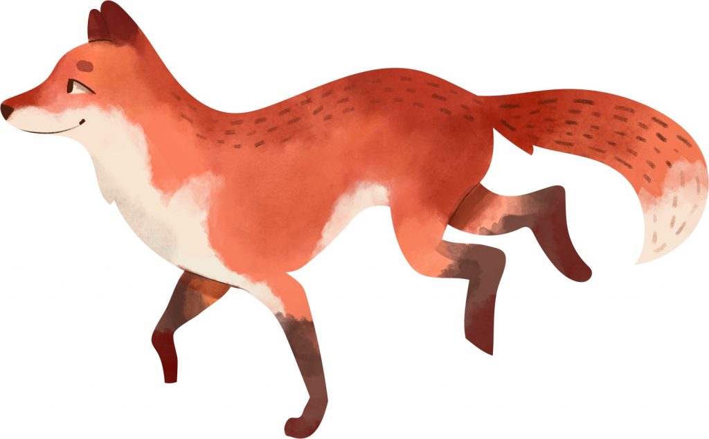 Watercolour Fox