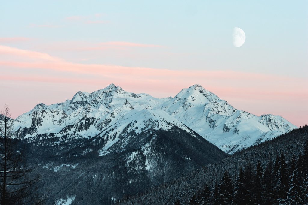 Snowy Mountain Photo by Eberhard Grossgasteiger